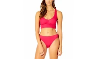 Coppersuit Women's Solid Halter Banded Bra Swim Top
