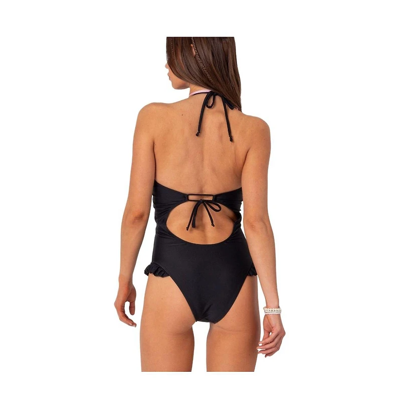 Edikted Women's Nea Cut Out One Piece Swimsuit