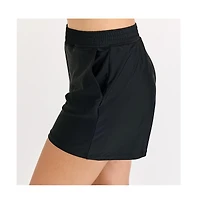 Calypsa Women's Classic Fit Swim Shorts With Panty