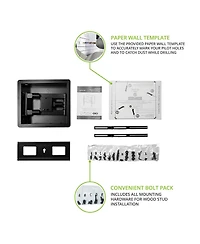 Kanto R300 Recessed In-Wall Full-Motion Mount for 32" - 55" TVs