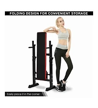 Sugift Adjustable Weight Bench with 330 Lbs.