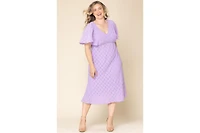 Kiyonna Plus Lucy Eyelet Dress