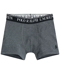 Polo Ralph Lauren Big Boys Cotton Stretch Boxer Briefs 3-Pack
