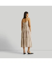 Reistor Women's Strappy Tiered Maxi Dress