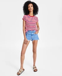Levi's Women's 501 Button Fly Cotton High-Rise Denim Shorts
