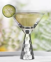 American Atelier Daphne Silver Martini Glasses, Set of 2