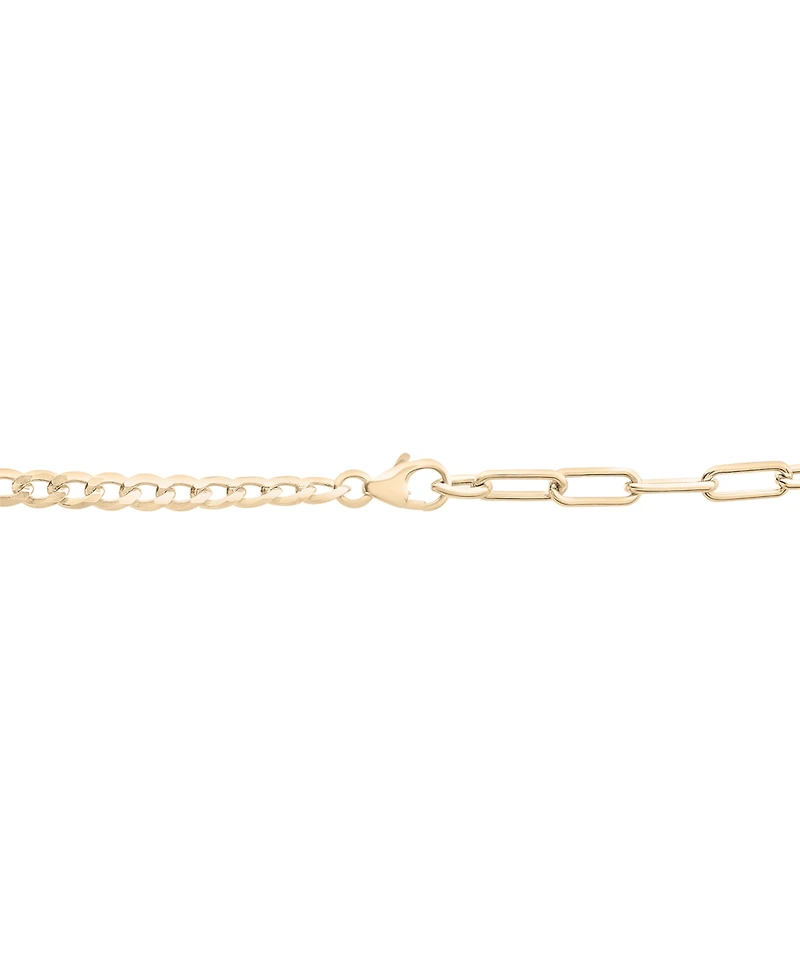 Audrey by Aurate Diamond Two-Chain Link 18" Pendant Necklace (3/4 ct. t.w.) in Gold Vermeil, Created for Macy's