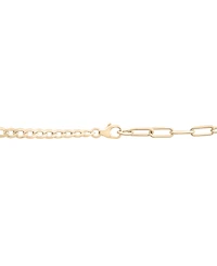 Audrey by Aurate Diamond Two-Chain Link 18" Pendant Necklace (3/4 ct. t.w.) in Gold Vermeil, Created for Macy's