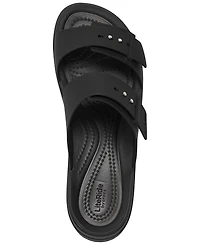 Crocs Women's Brooklyn Low Wedge Sandals from Finish Line