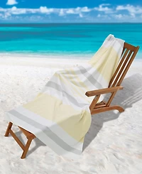 Izod Stripe Beach Towel, 40" x 70"