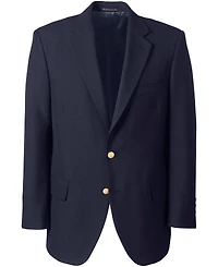 Lands' End School Uniform Men's Long Hopsack Blazer