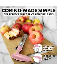 Zulay Kitchen Durable Stainless Steel Premium Apple Corer Remover