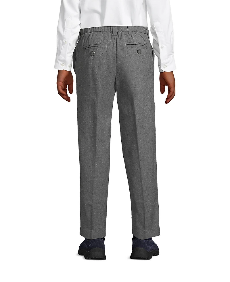 Lands' End Big Boys Plain Front Dress Pants