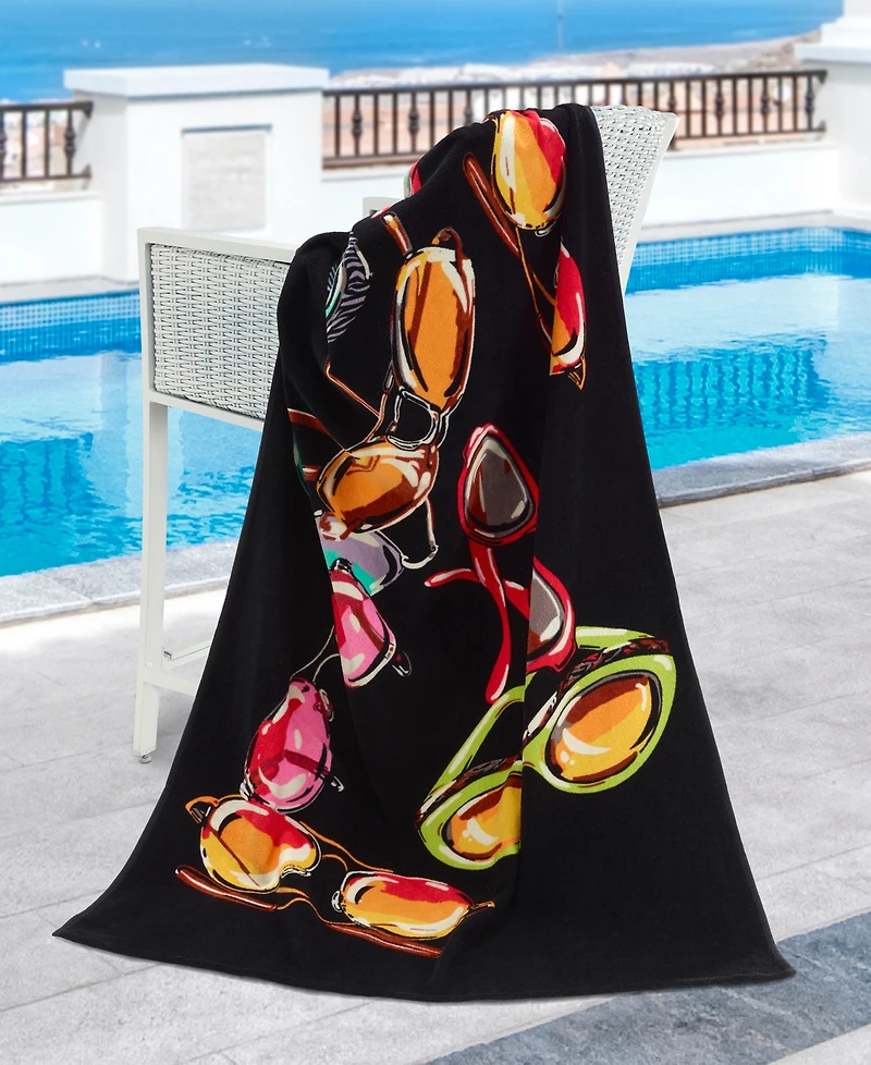 Nicole Miller Colorful Shades Beach Towel, 36" x 68"