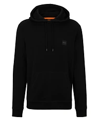 Boss by Hugo Men's Regular-Fit Cotton Terry Logo Patch Hoodie