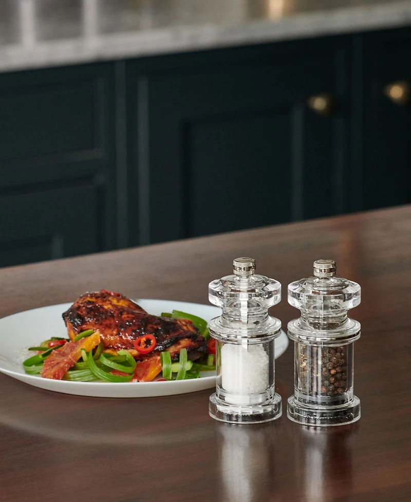 Cole & Mason 4.5" Acrylic Salt & Pepper Mill Gift Set