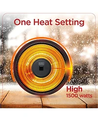 Black and Decker Patio Electric Heater for Ceiling, Heater for Outside with Remote Control