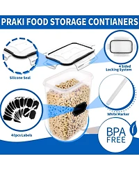 Airtight Food Storage Containers with Lids 24pcs Dry Food Storage Containers