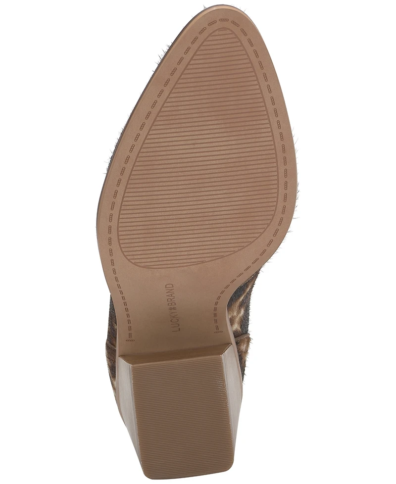 Lucky Brand Women's Sonah Block-Heel Westerm Booties