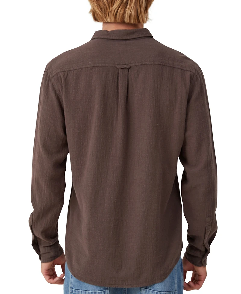 Cotton On Men's Portland Long Sleeve Shirt