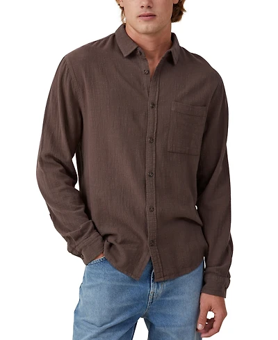 Cotton On Men's Portland Long Sleeve Shirt