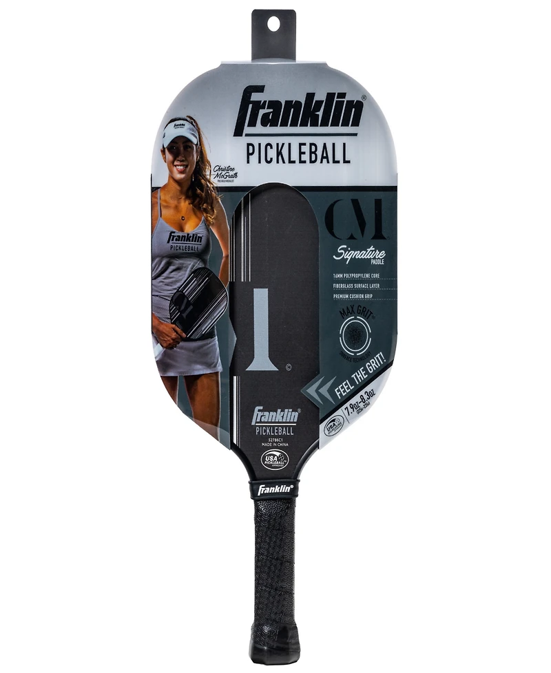 Franklin Sports Christine McGrath Pro Pickleball Paddle Black 16mm