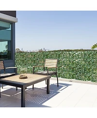 Slickblue Faux Ivy Leaf Decorative Privacy Fence