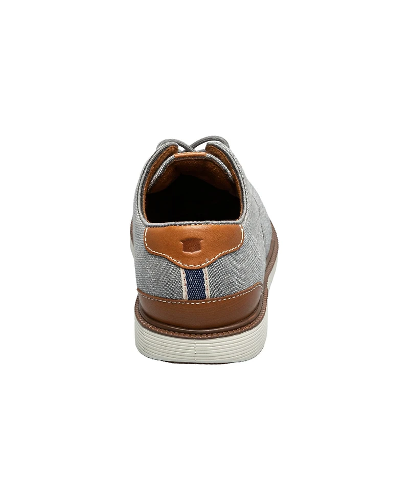 Florsheim Boys Highland Jr. Canvas Plain Toe Oxford