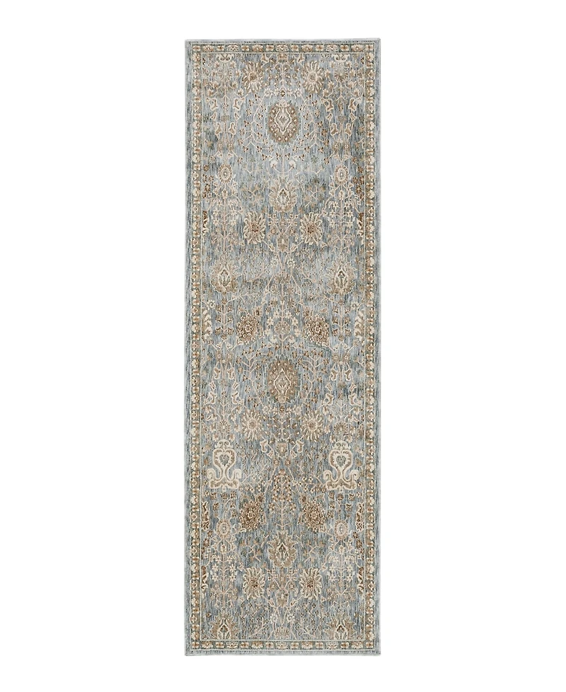 Karastan Divina Celestial 2'6" x 7'10" Runner Area Rug