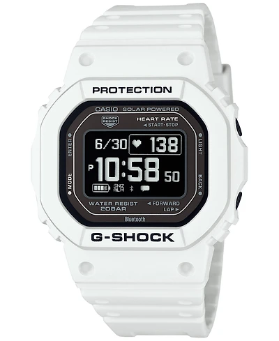 G-Shock Men's Digital White Resin Strap Watch 45mm, DWH5600-7