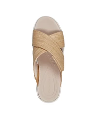 Easy Spirit Women's Bindie Crisscross Lightweight Wedge Sandals