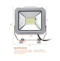 Slickblue 53W 6000LM Portable Outdoor Flood Light