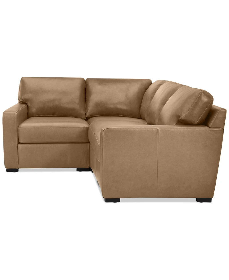 Radley 101" 4-Pc. Leather Corner Sectional, Created for Macy's