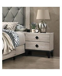 Simplie Fun Bedroom Furniture Contemporary Look Nightstand