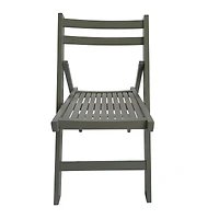 Furniture Slatted Wood Folding Special Event Chair, Set Of 4, Folding Chair, Foldable