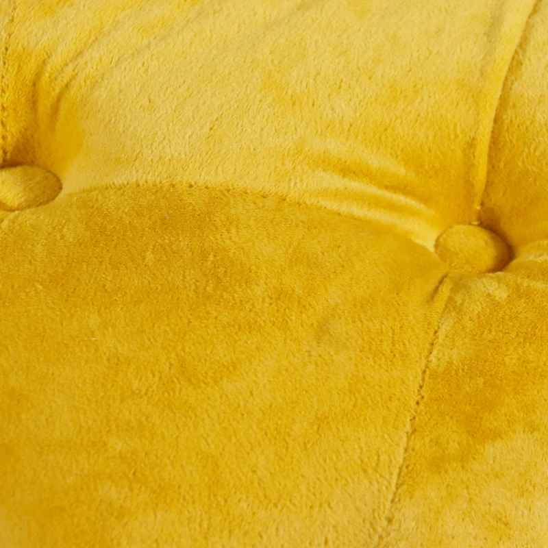 Streamdale Modern Yellow Upholstered Ottoman with End Table & Footstool