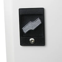 Streamdale Furniture Mobile Charging Cart And Cabinet For Tablets Laptops 31+4-Device With Extra 4 Bits Power Strip-White