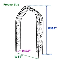 Flexible Metal Garden Arch for Various Events