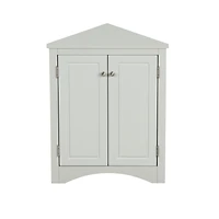 Streamdale Adjustable Shelves Triangle Bathroom Storage Cabinet