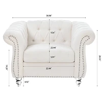 1 Seater Sofa Chair For Living Room