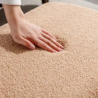 Streamdale Furniture Camel Storage Ottoman Bench For End Of Bed Gold Legs, Modern Camel Faux Fur Entryway Bench