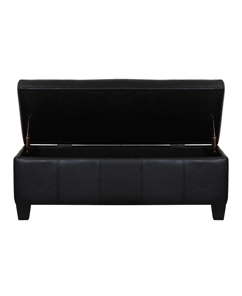 WestinTrends 42" Storage Ottoman Bench for Living Room Bedroom