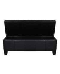 WestinTrends 42" Storage Ottoman Bench for Living Room Bedroom