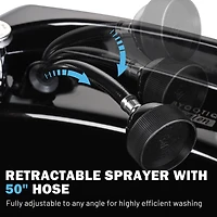 Yescom Plastic Shampoo Bowl Hair Sink Barber Shop Beauty Salon Spa Equipment Hair Cut