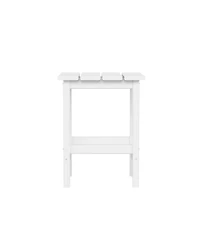 All-Weather Outdoor Patio Poly Adirondack Side Table
