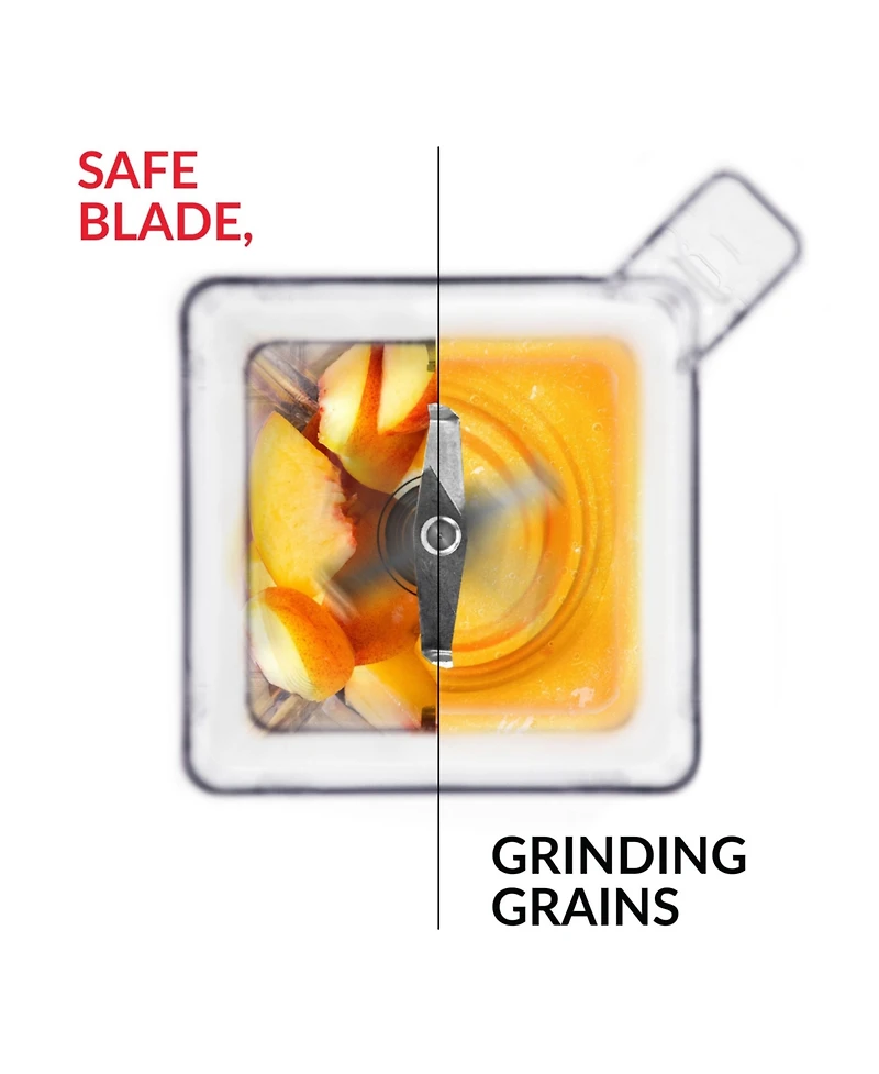 Blendtec 75 oz FourSide Jar - Four-Sided Replacement Blender Jar - Compatible with Most Blenders - 32 oz Blending Capacity