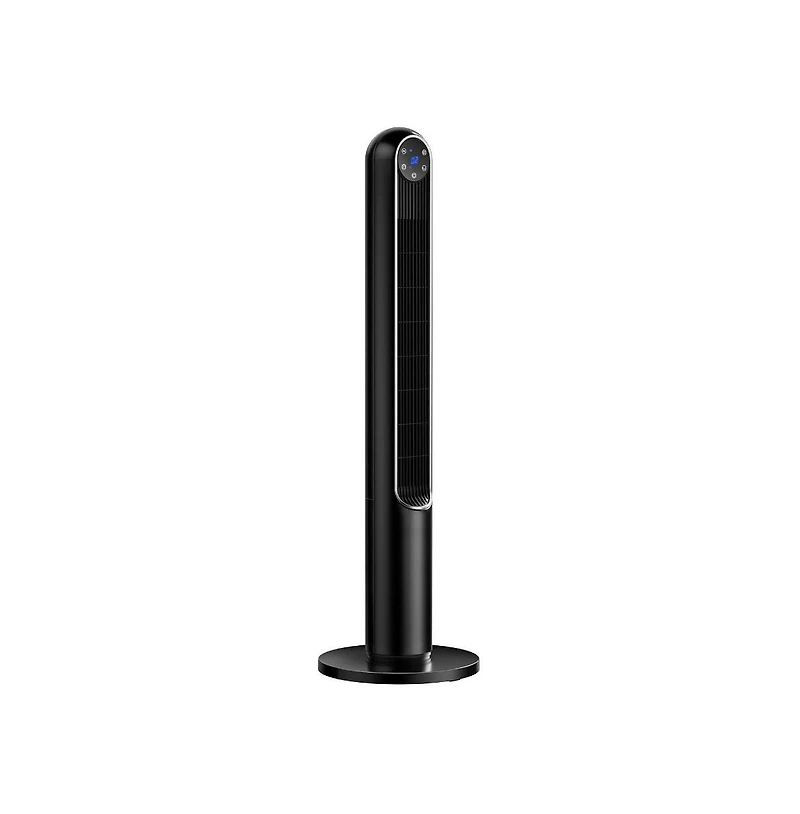 Slickblue 42 Inch 80 Degree Tower Fan with Smart Display Panel and Remote Control