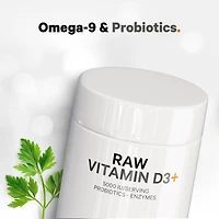 Codeage Raw Vitamin D3+ High Potency 5000 Iu Supplement From Saccharomyces Cerevisiae
