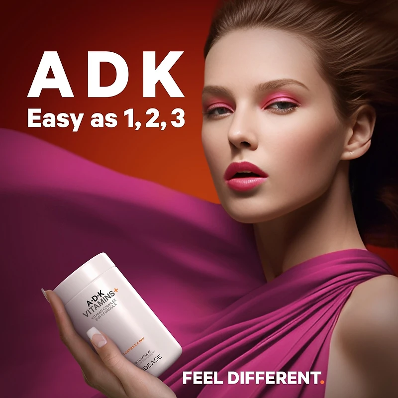 Codeage Adk Vitamins Supplement - Essential Vitamin A, Vitamin D3 5000 Iu, Vitamin K1 & K2 (MK4 & MK7) - 6-Month Supply