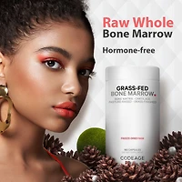 Codeage Grass Fed Bone Marrow Supplement - Freeze Dried, Non-Defatted, & Desiccated Beef Bone Marrow Pills